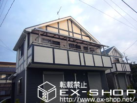 のバルコニー・ベランダ屋根 ライザーテラスII R型 3連棟 屋根タイプ 積雪〜20cm対応 施工例