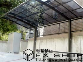 のカーポート カーブポートシグマ? 積雪〜20cm対応 施工例