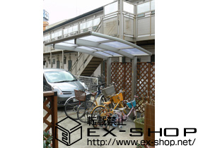 のサイクルポート・駐輪場 レイナポートミニ 積雪〜20cm対応 施工例