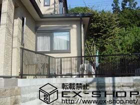 のフェンス・柵 プリレオR2型フェンス[フリーポール] 施工例