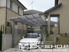 のカーポート サーフポート 縦連棟 積雪〜20cm対応 施工例