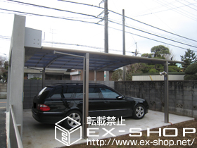 のカーポート カーブポートシグマ? ワイド 積雪〜20cm対応 施工例