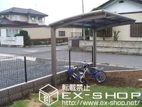 のサイクルポート・駐輪場 カーブポートシグマIII ミニ 積雪〜20cm対応 施工例