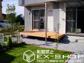YKKAPのウッドデッキ リウッドデッキⅡ　標準 施工例