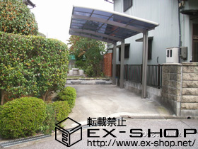 のカーポート カーブポートシグマ? 延長 積雪〜20cm対応 施工例