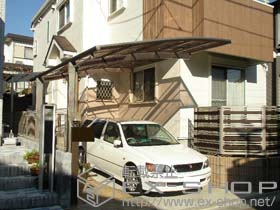 のカーポート カーブポートシグマ? 積雪〜20cm対応 施工例