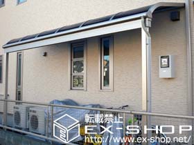 のテラス屋根 センティII R型 単体 テラスタイプ 積雪〜50cm対応 施工例