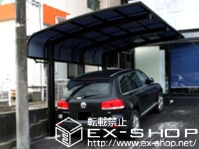 のカーポート レイナキャップポート50 積雪〜50cm対応＋着脱式サポート柱×3 施工例