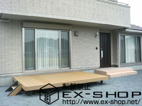 のウッドデッキ リコステージII 単体 施工例