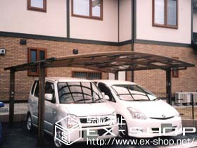 のカーポート カーブポートシグマ? 積雪〜20cm対応 施工例