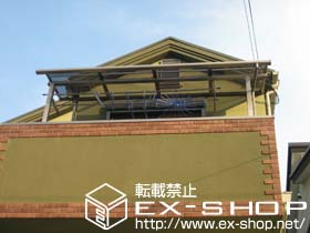 のバルコニー・ベランダ屋根 ライザーテラスII R型 単体 屋根タイプ 積雪〜20cm対応 施工例