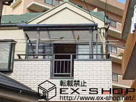 のバルコニー・ベランダ屋根 ヴェクター R型 単体 屋根タイプ 積雪〜20cm対応 施工例