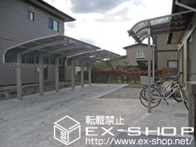 のカーポート レイナキャップポート 積雪〜50cm対応×2 施工例