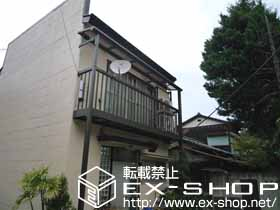 のバルコニー アクトステージA型 太格子 単体 柱建て式 施工例