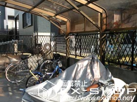 のフェンス・柵 プリレオR8型フェンス・プリレオR5型門扉 片開き 施工例