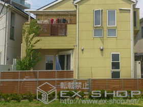 のフェンス・柵 セレビューフェンスRP3型 2段自在柱施工 施工例