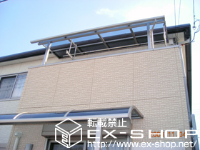 のバルコニー・ベランダ屋根 ライザーテラスII R型 単体 屋根タイプ 積雪〜20cm対応 施工例