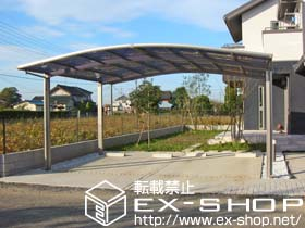 のカーポート カーブポートシグマ? ワイド 積雪〜20cm対応 施工例