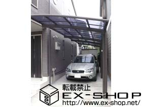 のカーポート カーブポートシグマ?　縦連棟タイプ　積雪〜20cm対応 施工例