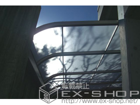 のテラス屋根 ライザーテラス? R型 テラスタイプ 単体 積雪〜20cm対応 施工例