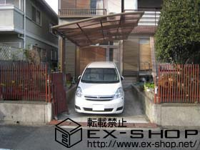 のカーポート カーブポートシグマ? 積雪〜20cm対応 施工例