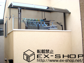 のバルコニー・ベランダ屋根 ライザーテラス? R型 屋根タイプ 単体 積雪〜20cm対応 施工例