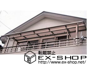 のバルコニー・ベランダ屋根 ライザーテラスII R型 単体 屋根タイプ 積雪〜20cm対応 施工例