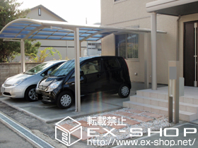 のカーポート プレシオスポート ワイドタイプ 積雪〜20cm対応 施工例