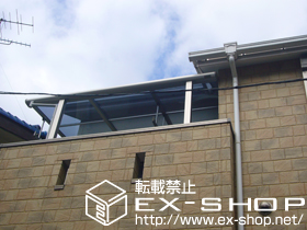 のバルコニー・ベランダ屋根 ヴェクター　Ｆ型 屋根タイプ 単体 積雪〜20cm対応 施工例