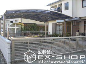 のカーポート カーブポートシグマ? ワイドタイプ 積雪〜20cm対応 施工例