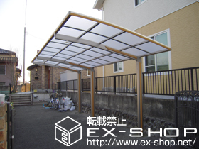 のカーポート カーブポートシグマ? 延長タイプ 積雪〜20cm対応 施工例