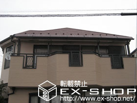 のバルコニー・ベランダ屋根 ライザーテラスII   R型 屋根タイプ 連棟 積雪〜20cm対応 施工例