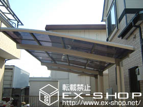 のカーポート カーブポートシグマ? 延長タイプ 積雪〜20cm対応 施工例