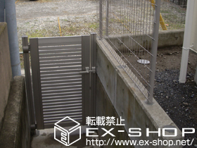 の門扉 エクスライン門扉5型/エクスライン門扉3型 施工例