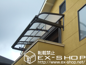 のバルコニー・ベランダ屋根 アルファテラス RB型 ルーフタイプ 単体 積雪〜20cm対応 施工例