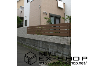 のフェンス・柵 樹の木?ﾎﾞｰﾄﾞﾗｲﾝﾌｪﾝｽ　 施工例