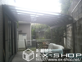 のテラス屋根 ライザーテラスII R型 単体 テラスタイプ 積雪〜20cm対応 施工例