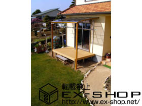 のウッドデッキ リウッドデッキII 単体 施工例