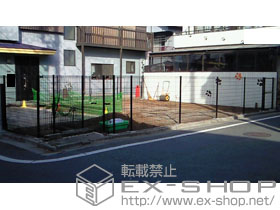 の門扉 ハイグリッド門扉N8型 片開き[柱仕様] 施工例