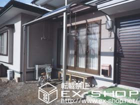 のテラス屋根 ライザーテラスII R型 1500 テラスタイプ 単体 積雪〜50cm対応 施工例