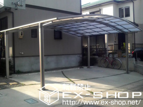 のカーポート カーブポートシグマIII ワイド 積雪〜20cm対応 施工例