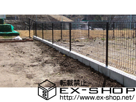 のフェンス・柵 FCS-61型フェンス　フリーポールタイプ 施工例