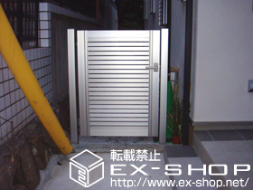 の門扉 エクスライン 門扉5型 門柱使用 施工例