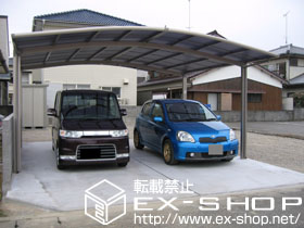 のカーポート カーブポートシグマIII ワイド 積雪〜20cm対応 施工例