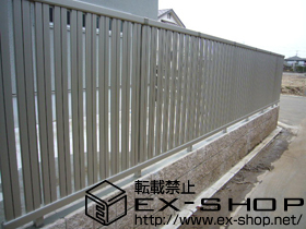 のバルコニー・ベランダ屋根 エクスラインフェンス22型[自由柱] 施工例