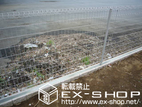 のフェンス・柵 FCS-61型フェンス[自由柱] 施工例