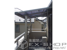 のバルコニー・ベランダ屋根 ライザーテラスII F型 単体 ルーフタイプ 積雪〜20cm対応 施工例