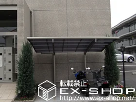 LIXIL リクシル(トステム)のカーポート カーブポートシグマＩＩＩ 積雪～20cm対応 施工例