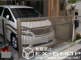 のカーゲート オーバードアR2型 手動式 施工例