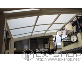 のサイクルポート・駐輪場 カーブパークシグマIII オープンタイプ 積雪〜20cm対応 施工例